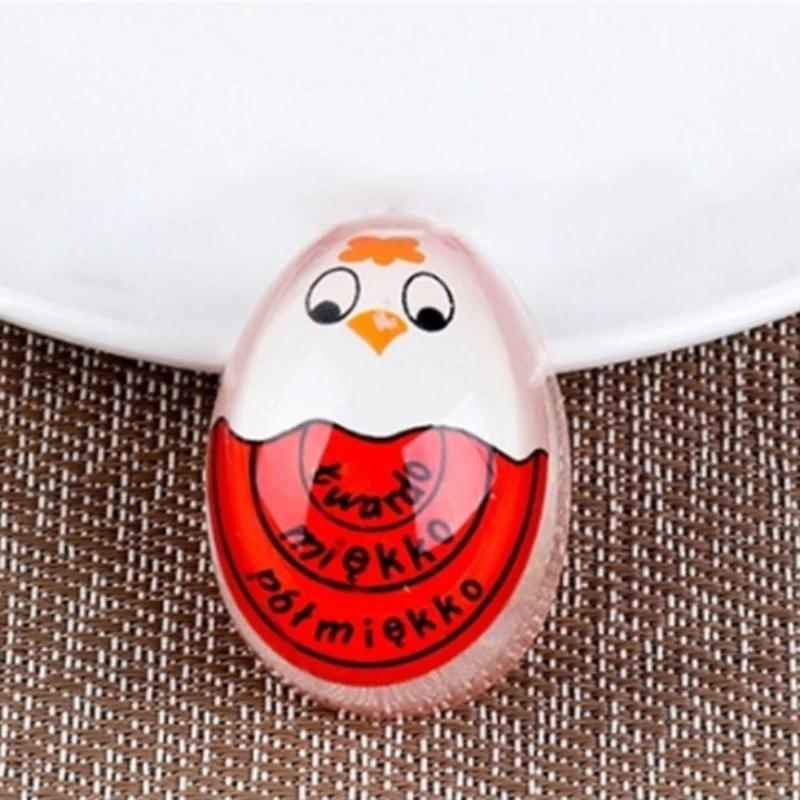 1 Color Changing Egg Timer Resin Material Perfect Boiled Eggs By Temperature Kitchen Helper Egg Timer Red Timer Tools