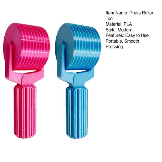 2 Pcs Rhinestone Art Roller 3D Printed Rhinestone Painting Press Roller Easy-Grip Hand Roller DIY Craft Tool for Rhinestone Embroidery