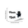 Cartoon Self-Adhesive Toilet Sticker Pvc Decoration Wall Sticker Funny Waterproof Bathroom Decal Home Decor