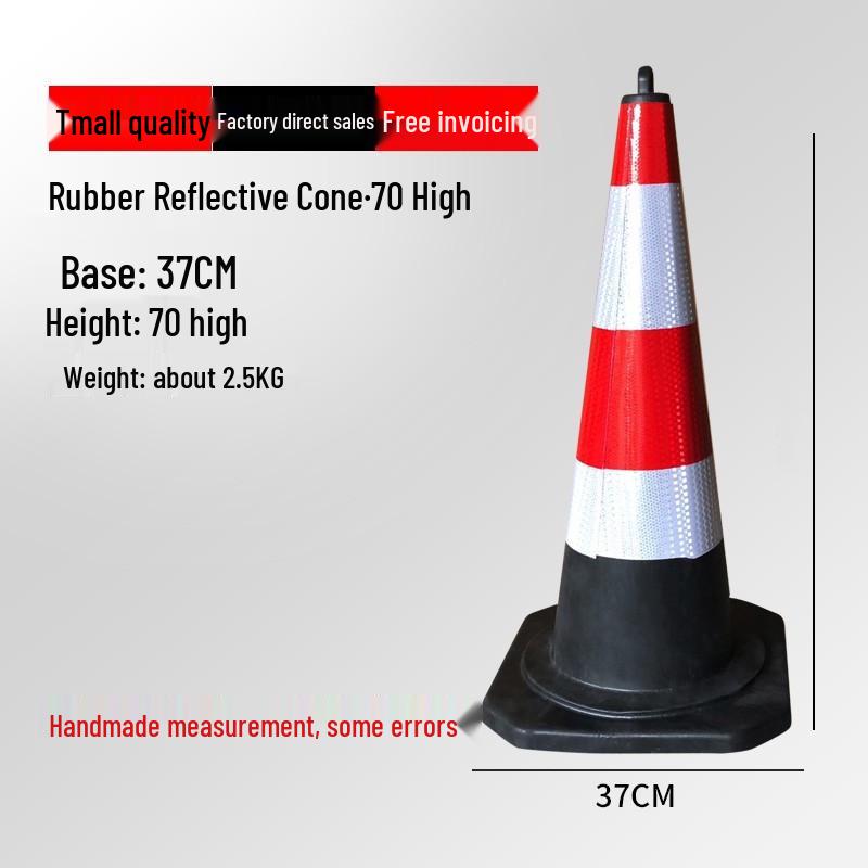 Reflective Traffic Cone Barrier - 70cm/90cm Construction Road Cylinder