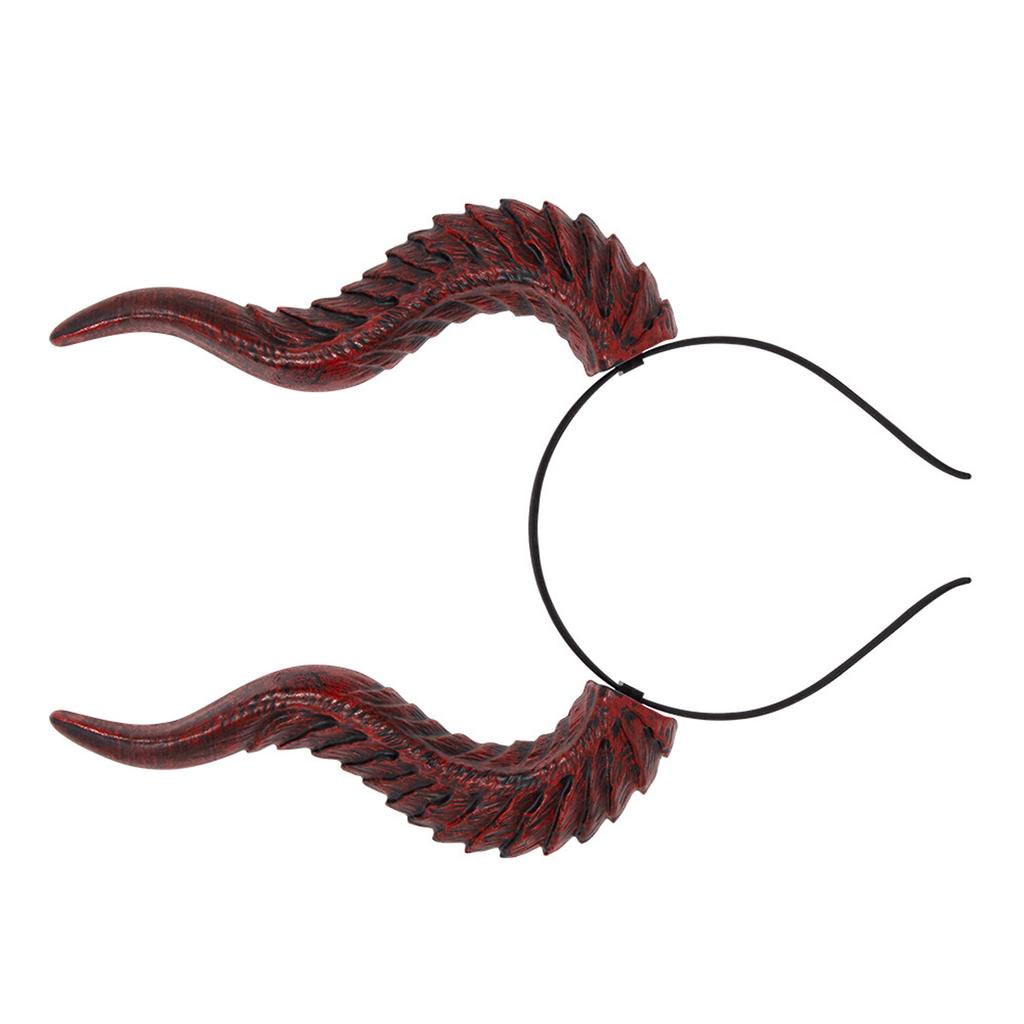 Gothic Devil Horns Headbands Adjustable Party Hair Accessory For Women Men Costume Weddings Elegant Hairband