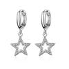 Chic Korean Five-Point Star Stud Dangle Earrings - Women's Cute & Versatile Jewelry