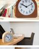 Creative Retro Quartz Alarm Clock - Silent Bedside Snooze Clock for Lazy Persons and Students