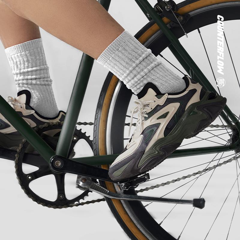 New LiNing CF Tracing Collection Thousand Line Strategy SS Cushioning Rebound Low Top Casual Shoes Men's Black Gray AGLU141-4