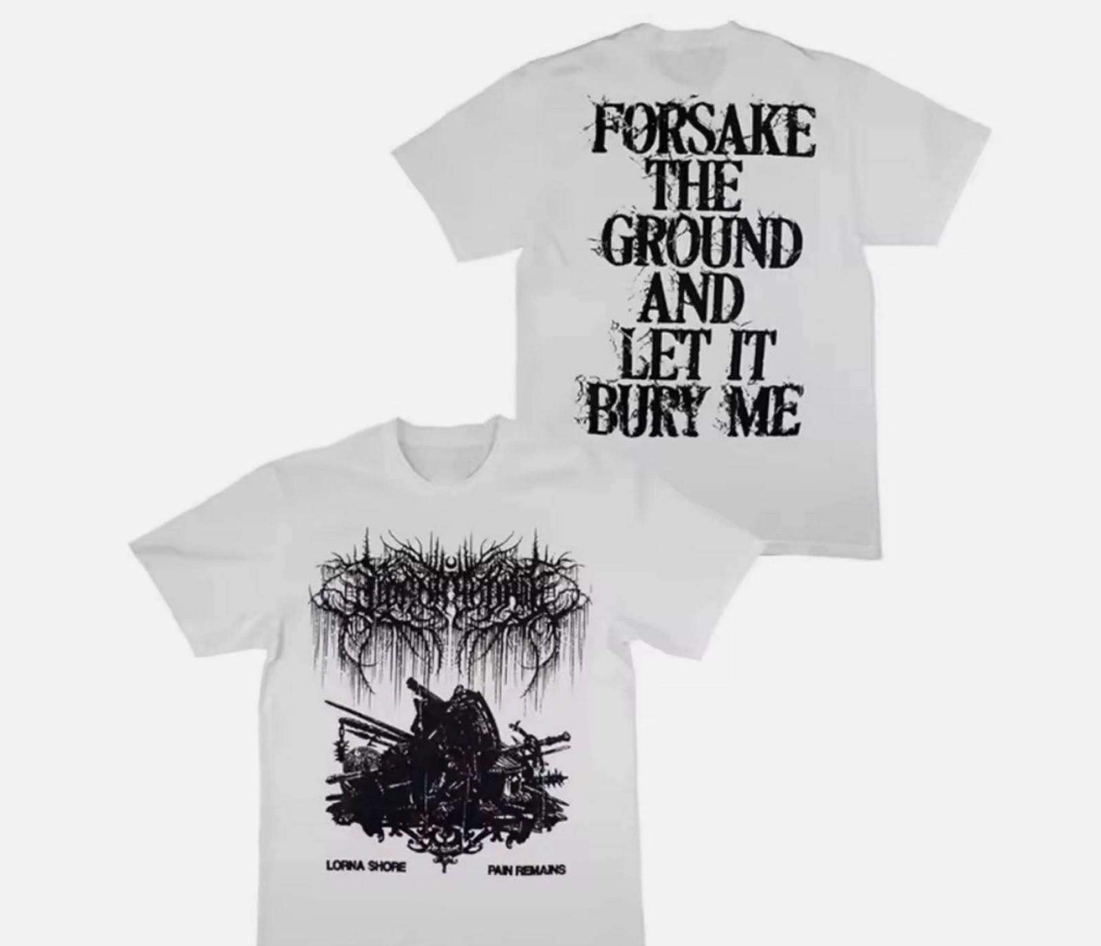 

НОВИНКА!!! Lorna Shore Двусторонняя футболка для мужчин и женщин Я люблю музыку дэткор 3XL