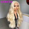 613 Blonde Lace Front Wig 13x4 Natural Hairline Glueless Long Body Wave  Synthetic Wig for Women Daily Use Cosplay Wig Frontal