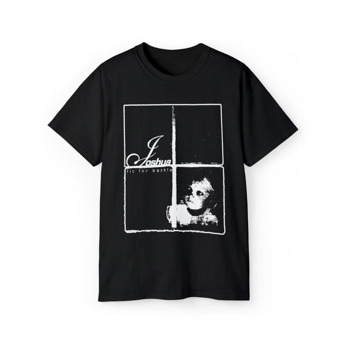 Joshua Fit For Battle Graphic Unisex Black Shirt S-5XL Q8314 XXXXL