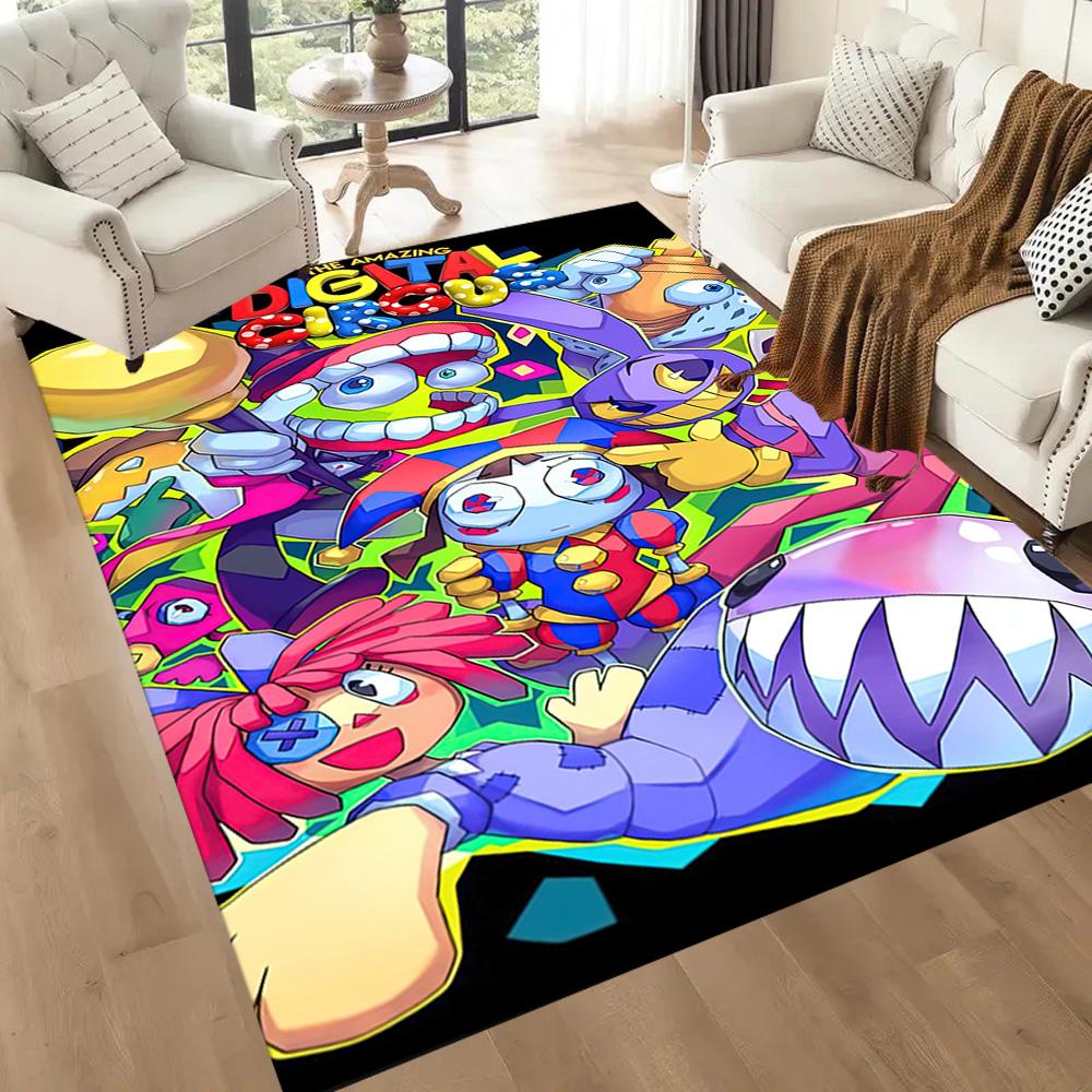I tappeti quadrati a tema The Amazing Digital Circus sono un'ottima scelta per soggiorni, camere da letto, decorazioni per la casa e come regali.