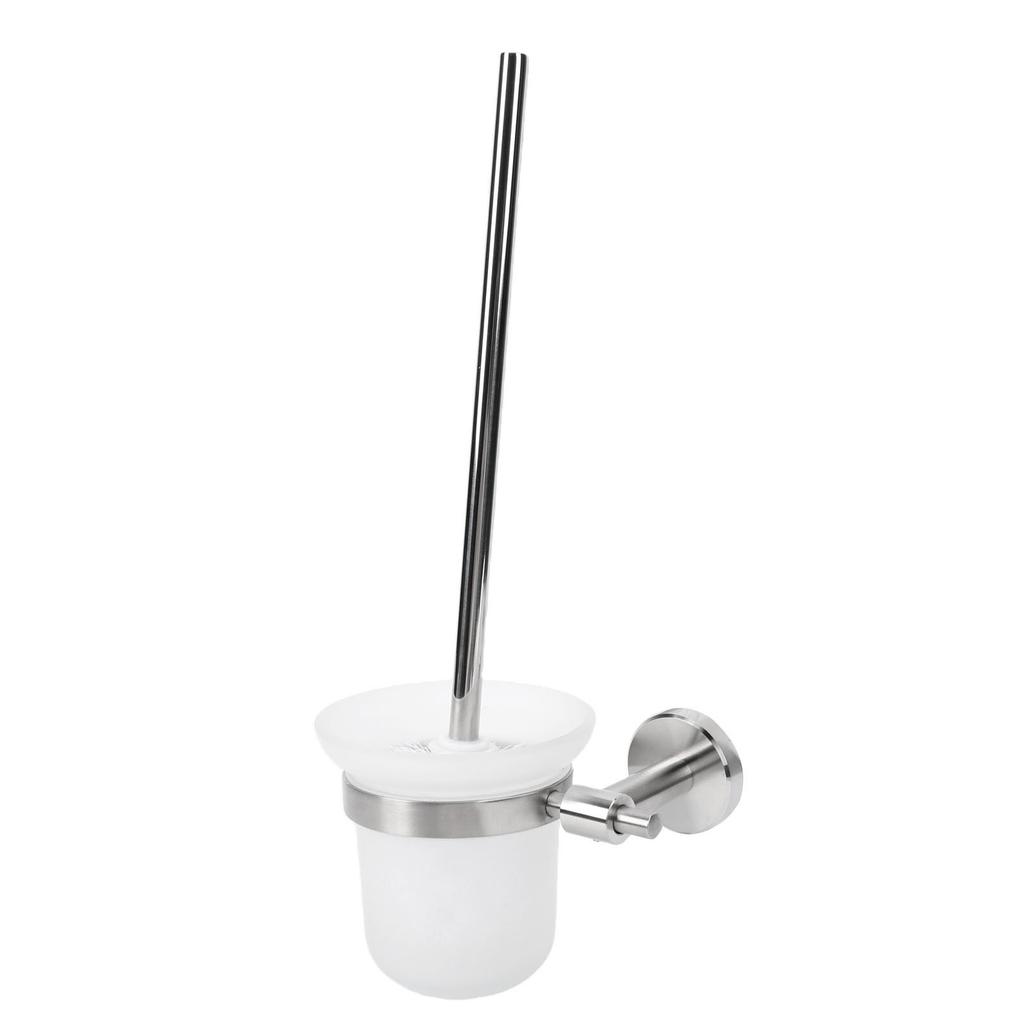 Toilet Brush and Holder Set 304 Stainless Steel Wall Mounted Toilet Bowl Brush for Bathroom Cleaning Accessories