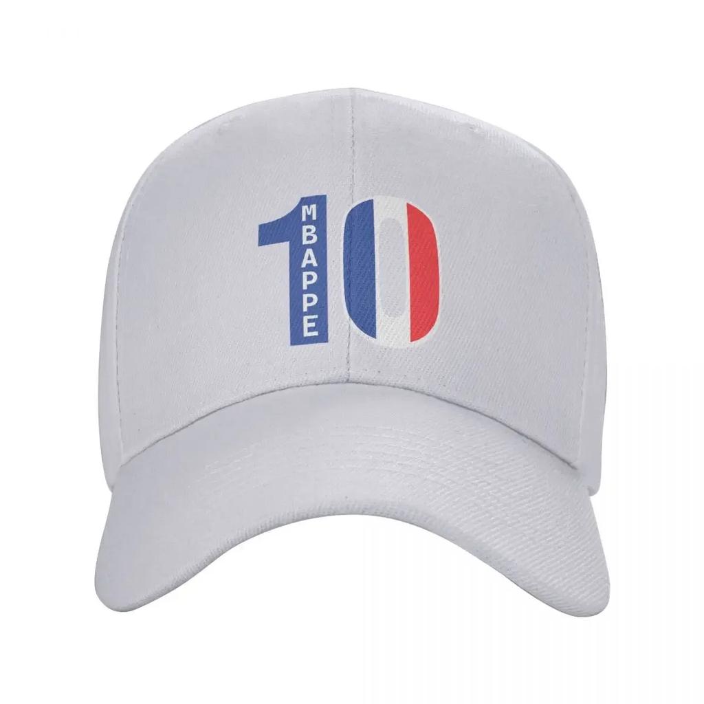Custom Fashion Soccer Gift Mbappes Pattern Baseball Cap Women Unisex Adjustable Football Lover Dad Hat Outdoor Snapback Hat