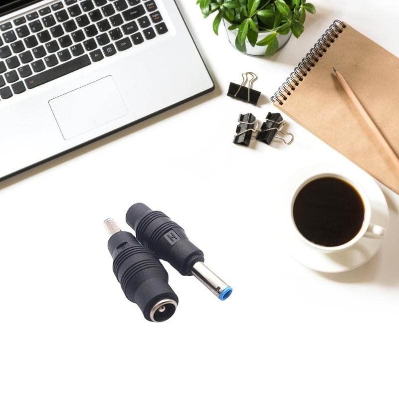 Portable DC5521 Female to DC4.5x3.0mm Male Converter Adapter Power Conversion Head for Various Laptops Brands