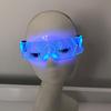 Flashing LED Party Eyeglasses Acrylic Spectacles Rechargeable Glasses for Cosplay Festival Outfits Stylish Eyewear