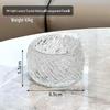 Elegant Glass Ashtray: High-Capacity, Stain-Resistant, Fashionable Design for Home or Office