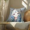 Kawaiianimehololivegawrgura Pillow Case Pillowcase, Double-Sided Printed, Sofa Cushion, Bedroom Headboard