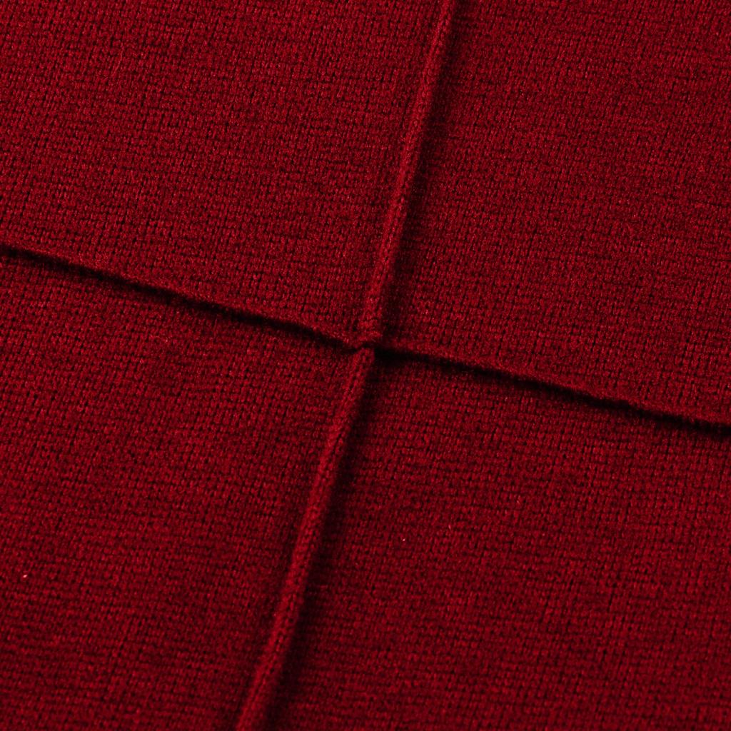 Women's Loose Casual Long Sleeve High Collar Pullover Solid Color Pocket Sweater