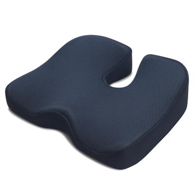IKSTAR Židle Paměťová pěna Židle 38cm x 45cm Podložka, Polštář, Protiskluzová spodní strana, Prodyšná, Námořnická modř,