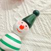 Christmas Theme Phone Lanyard Puppet Pendant Strap Detachable Beaded Phone Chain Keyring Portable Accessory for Women