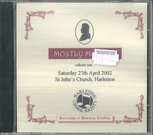 

CD HARLESTON CHORAL SOCIETY Mostly Mozart vol one SOSSCD326 SOSS 2002 UK Classical Used