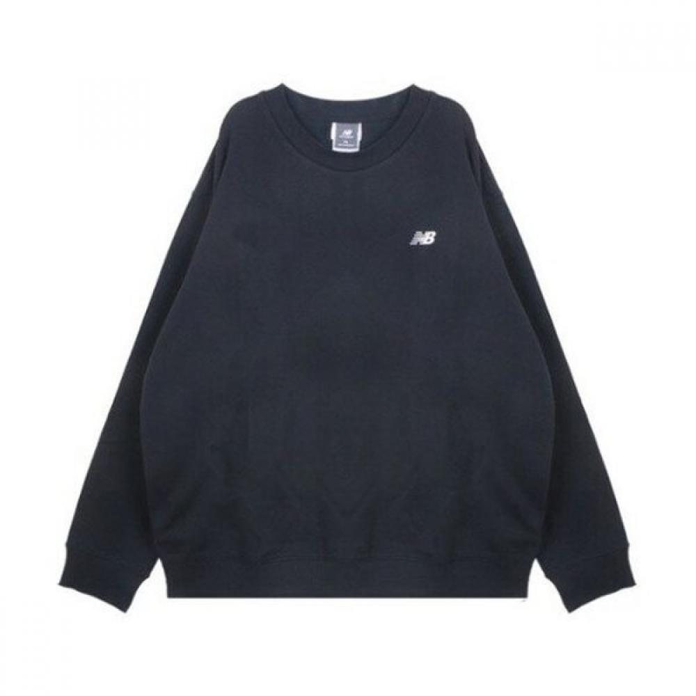 

New Balance Men S eSSential SweatShirt Standard Fit Mt41507 090(S)