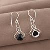 Black Tourmaline Earrings Gemstone Jewelry, 925 Solid Sterling Silver Earrings, Handmade Amazing Earrings Jewelry