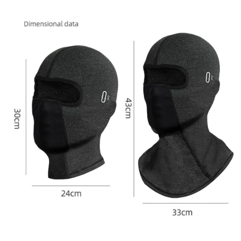 With Glasses Hole Full Face Cover Cycling Cap Anti-UV Summer Bicycle Cool Mask  Outdoor Sport