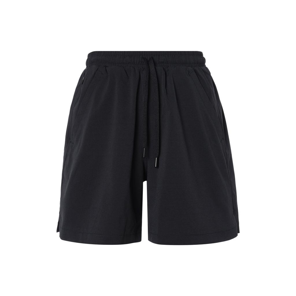 Under Armour Solid Color Drawstring Elastic Breathable Casual Shorts Men Shorts Black 1383352-001
