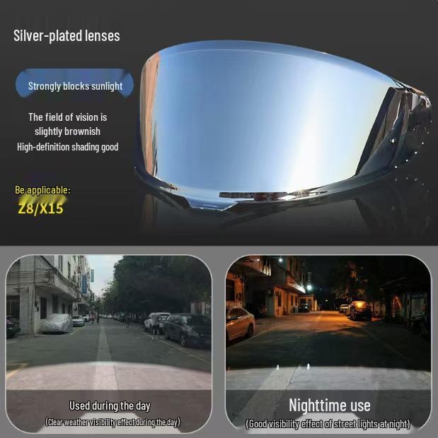 Universal X15 Visor for Z8, X15, X14, Z7 Helmets - Daily Use Windshield Accessory