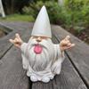 1Pc Creative Artcourtyard Designtongue-sticking Dwarf Dwarf Spoofing Pastoral Resin Ornament Design Ornament Ornament
