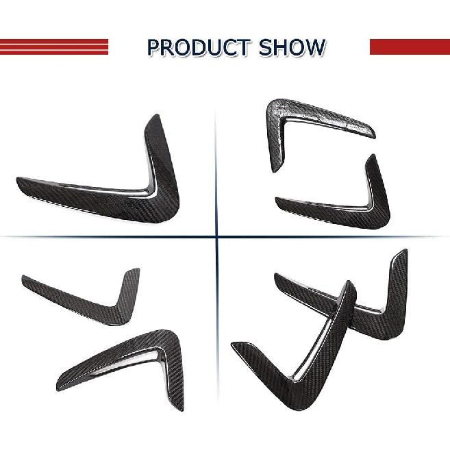 F32 Dry Carbon Fiber Side Fender Vent Fits for BMW 4 Series F32 F33 F36 418i 420i 428i 435i 440i Base &M Sport 2Door 4Door 2014-2019 Pure Air Intake