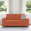 2-Sitzer-Sofa in Rot-Orange 180 x 77 x 82 cm Kordstoff