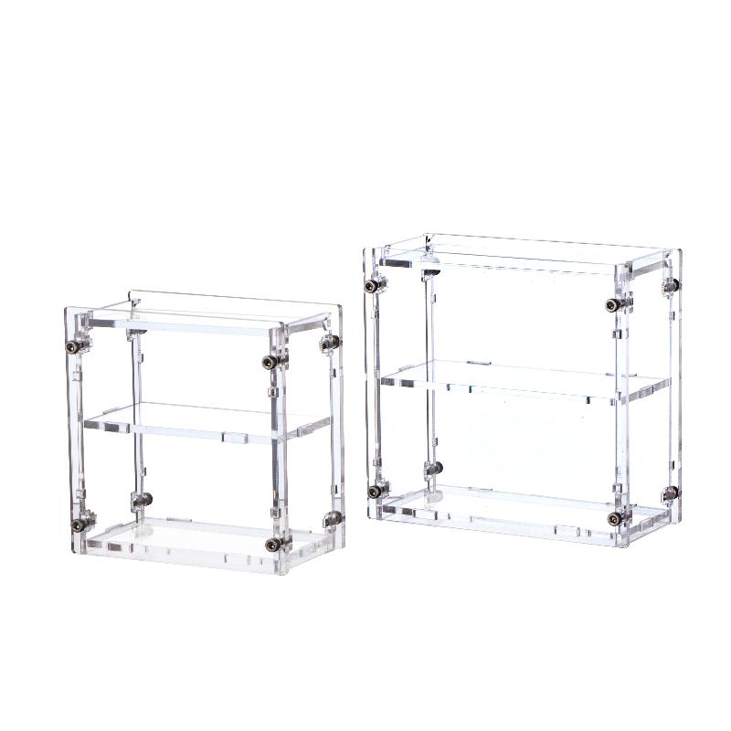 1 Set Acrylic Dust-Proof Showcase & Storage Organizer Box 1/64 Diecast Model Car Display Case With Cover For Minigt Tomica