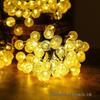 LED Solar Bubble Ball String Lights - Colorful Decorative Lights for Festivals and Outdoor Use