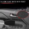 Silicone Glass Switch With Pocket Door Armrest Storage Box Interior Decoration Accessories For Toyota 4Runner 2024 2025