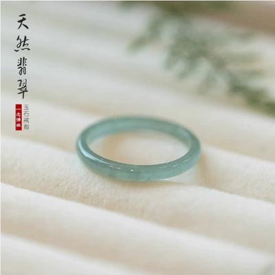 Natural Jade Rings Certified Myanmar Jadeite Jewelry Women Healing Gemstone Fine Jewelry Genuine Burma Jade Ring Ladies Gifts
