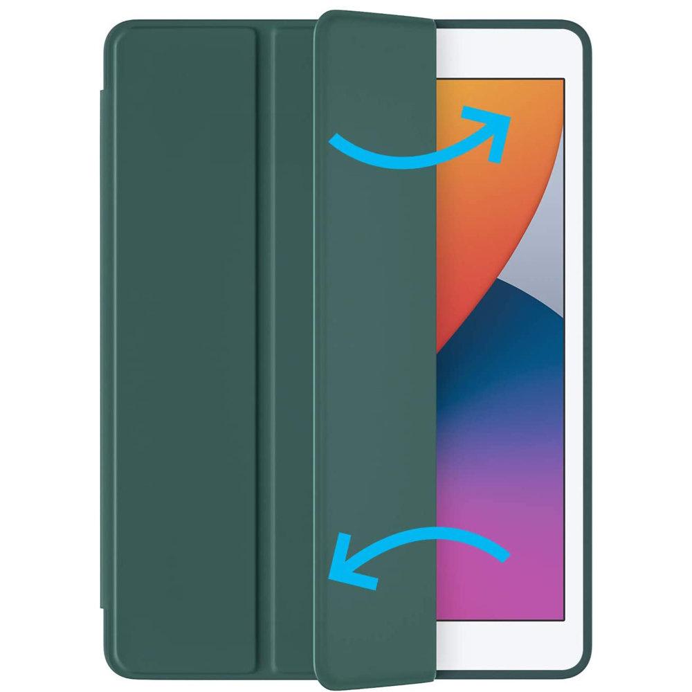 Case for iPad 10.2" 2021/2020/2019 (9th/8th/7th Gen.), with Stylus Holder, Green