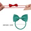 Elastic Hair Rope Ribbon with Bow for Kids Stretch Hair Tie & Ponytail Hair Cycle Baby Bow Hairbands for Toddlers & Girls