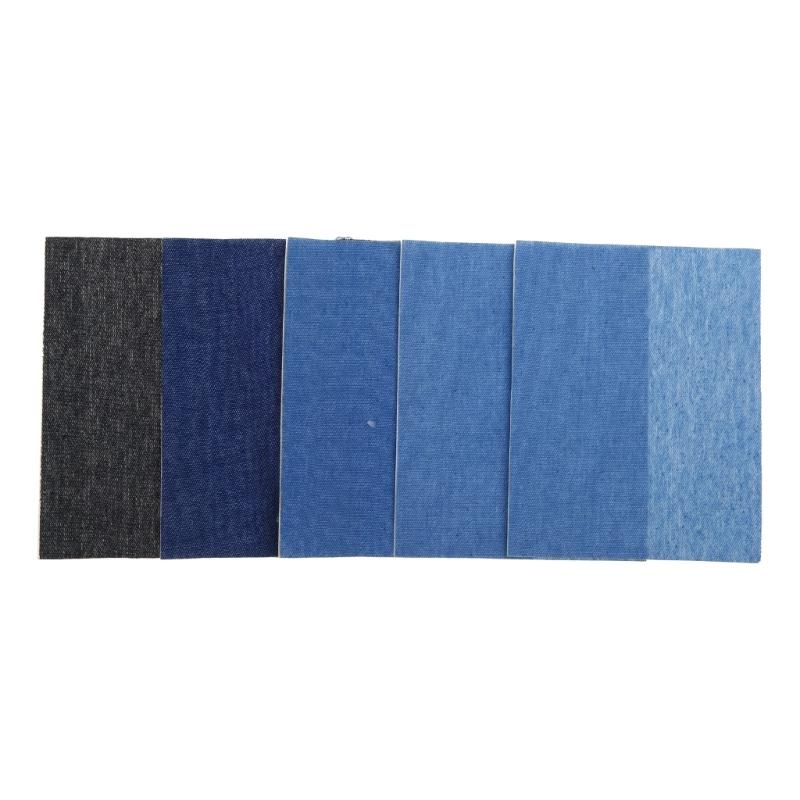 5/25 Pieces Patches for Jeans Clothing Repairing Denim-Patches Self Adhesive Jean Patches Rectangular Elliptical Patches