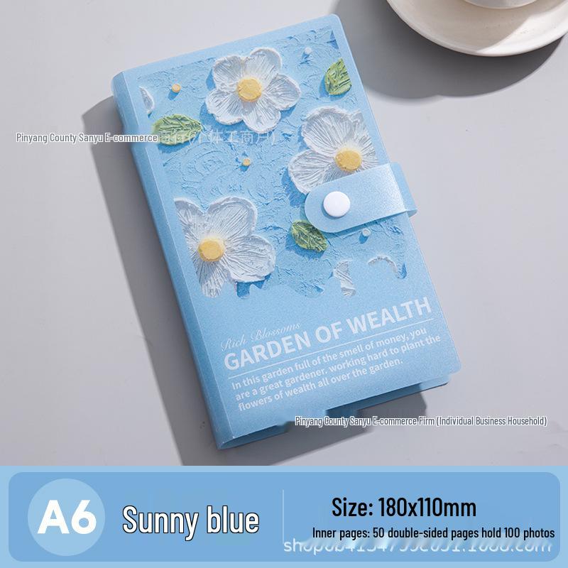 Transparent Oil Painting Savings Album for Cash Storage