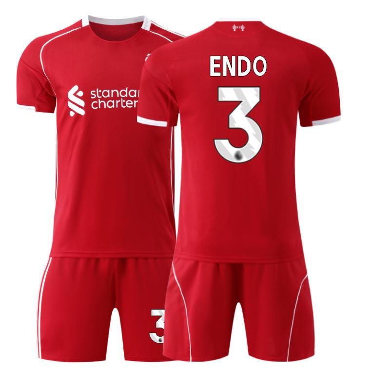 2 Liverpool domácí č.. 1 dres Salah Wirtz Isaac fotbalový dres sada pánská 2 Rota
