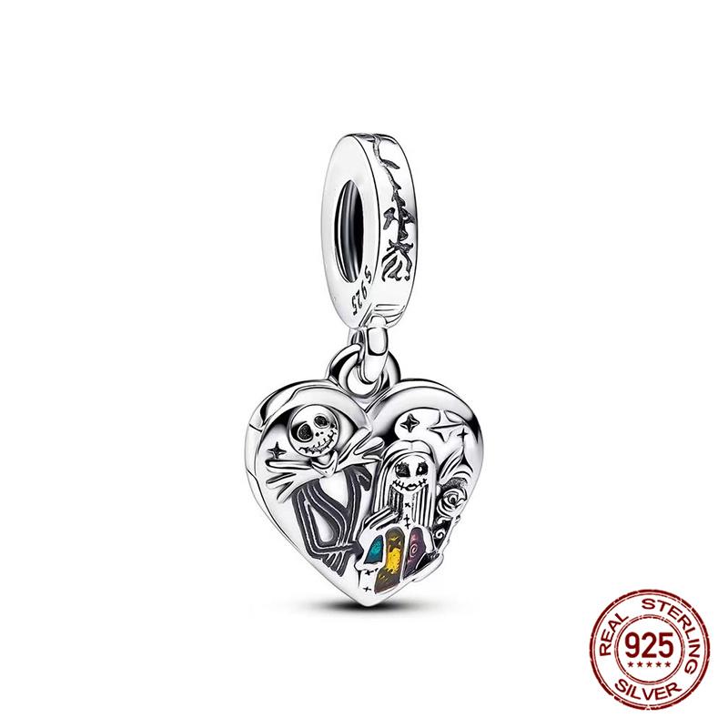 New  Mickey Minnie Beaded Marvel Lron Man Charms Plata De Leyoriginales Fit Bracelet Diy Jewelry Making Women'S Gift