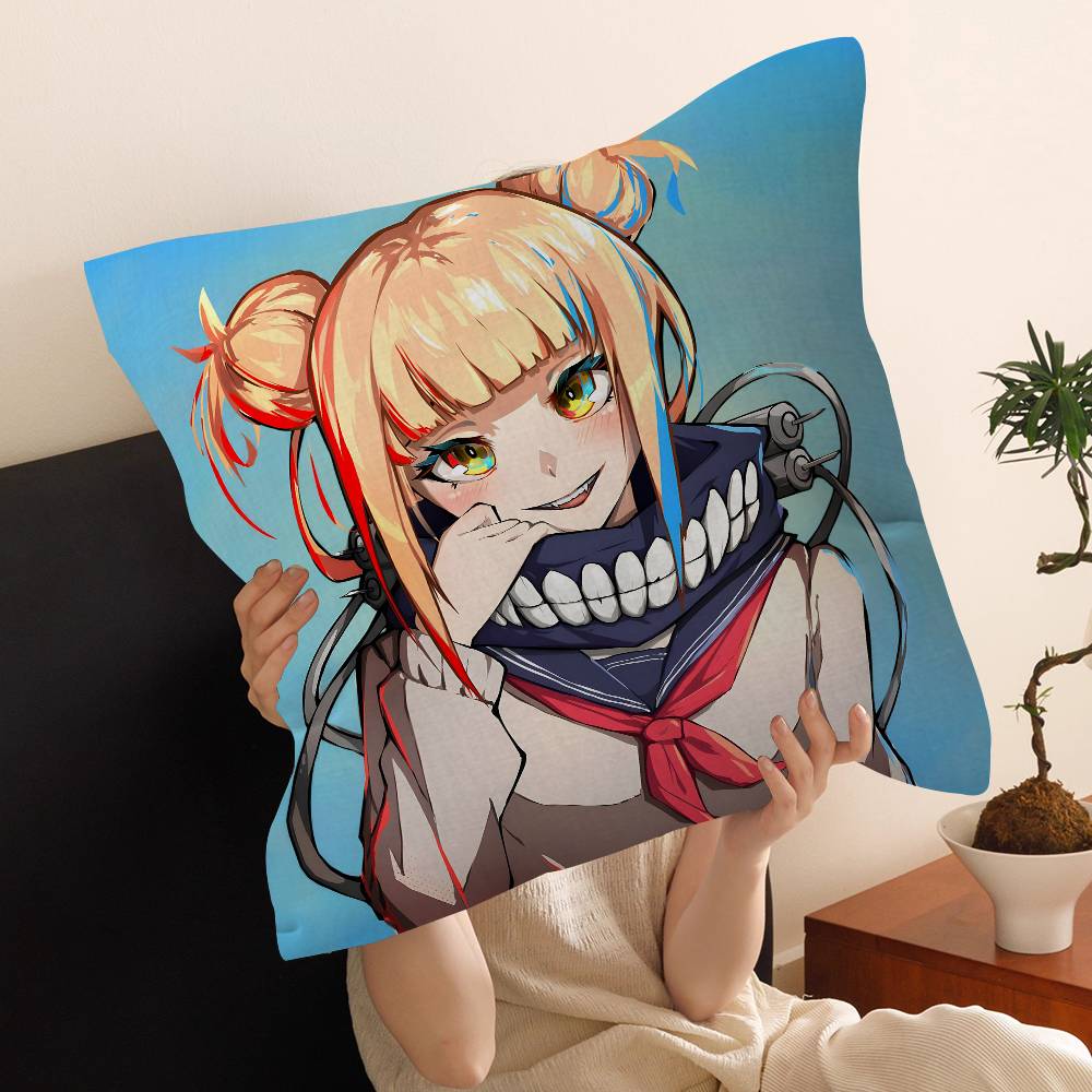 My Hero Academia Himiko Toga Office Cushion Pillowcase Car Cushion CoverXCM Lumbar Pillowcase Sofa Pillowcover