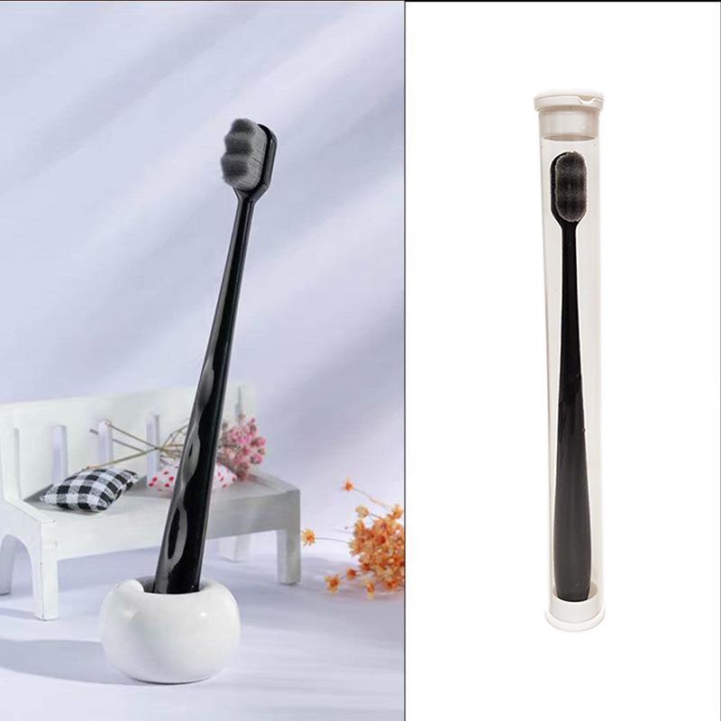 Зубная щетка Nano Soft, Ультрамягкая, Ультратонкая щетина, Маленькая головка, Семейный набор