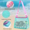 Outdoor Beach Mesh Bag Childen Sand Away Foldable Protable Baby Beach Toys Clothes Bags Kids Toys Storage Sundries Organizers
