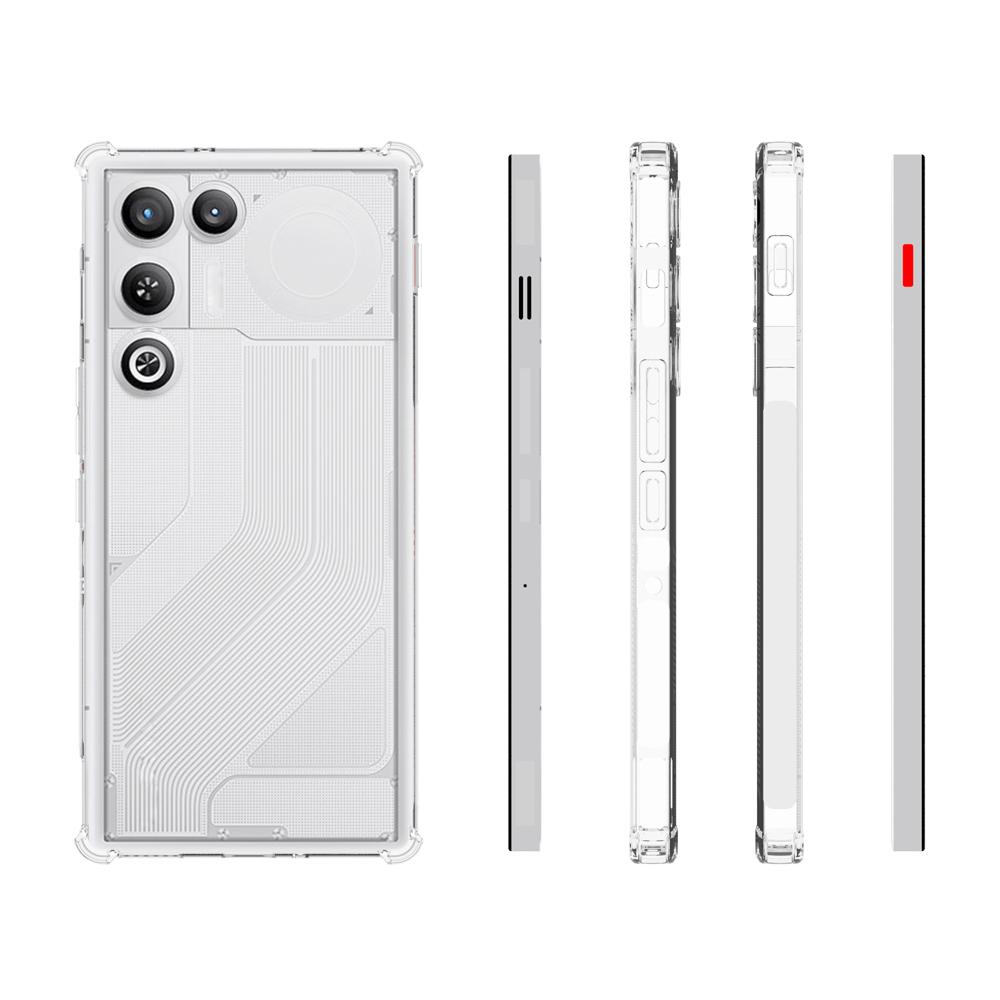 EUCAGR For ZTE Nubia Red Magic 11 Air Air Cushion Shockproof Airbag Clear Silicone TPU Back Cover Case for Nubia Redmagic 11Air