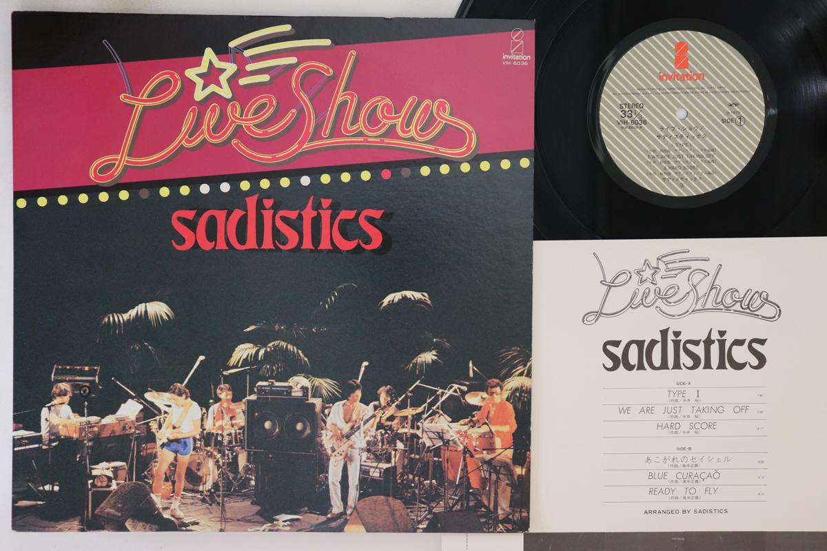 

LP Record SADISTICS - Live Show VIH6036 INVITATION 1979 Japan Japanese Pop/Rock Used