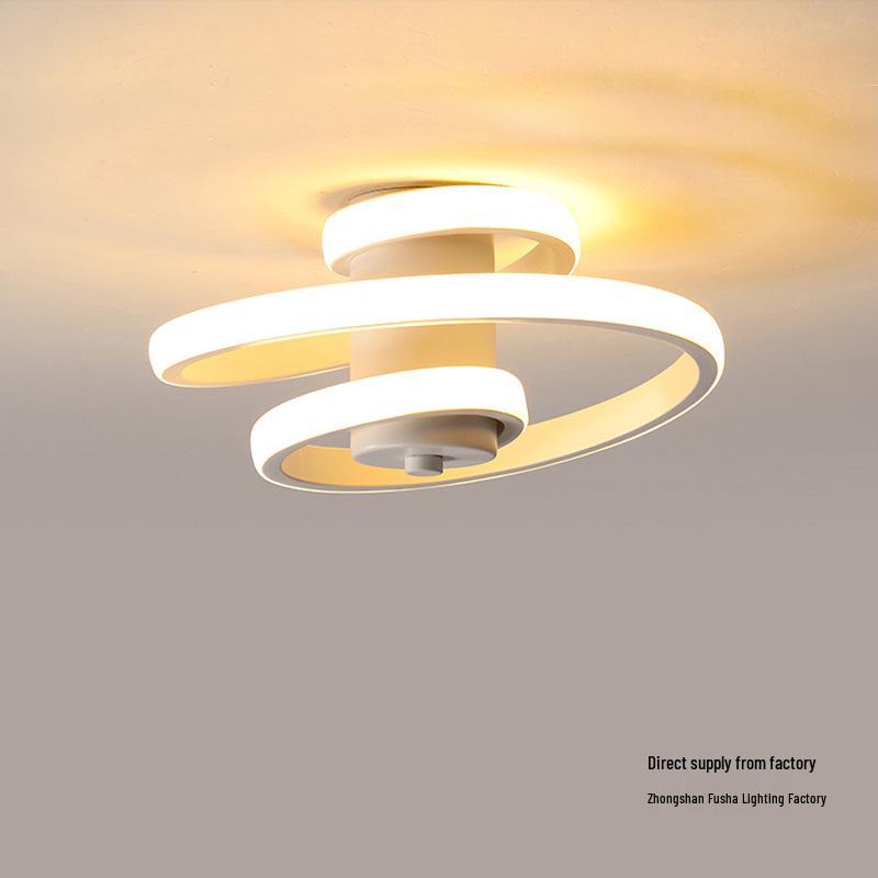 Nordic Minimalist Ceiling Light: Modern Hallway, Balcony, and Hotel Lighting Fixture