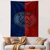 Paris Saint-Germain Logo Banner Design Patterned Tapestry Home Decor, Suitable for Bedroom and Living Room, Gift