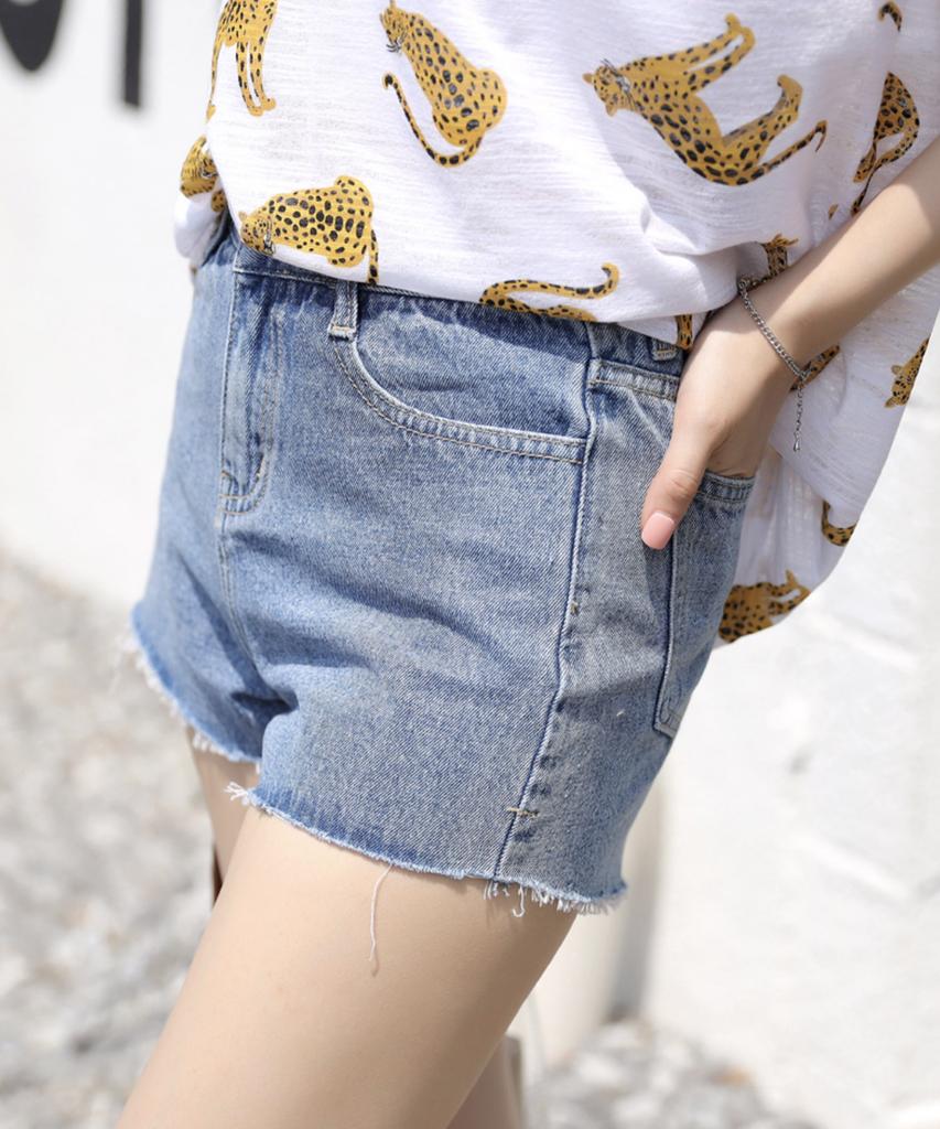 Ppaeppae Non-Stretch High Shorts