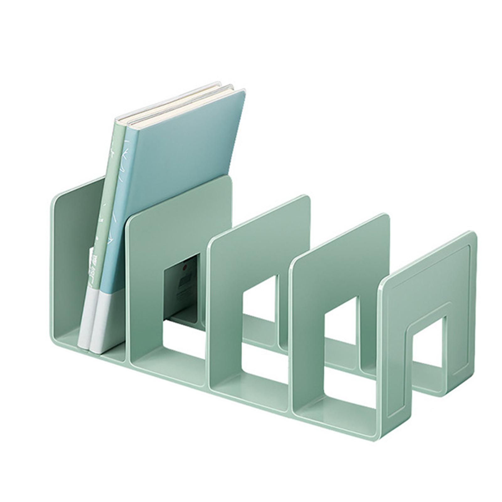 

Стол Boodend с 4 отделениями, многофункциональный стол Bood End, подставка для журналов и книг, органайзеры для экономии места на столе зелёный