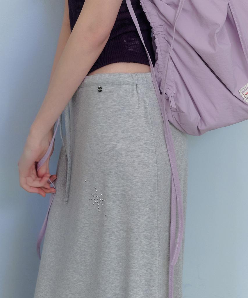 Teuwi Heco Studded Banding Long Skirt